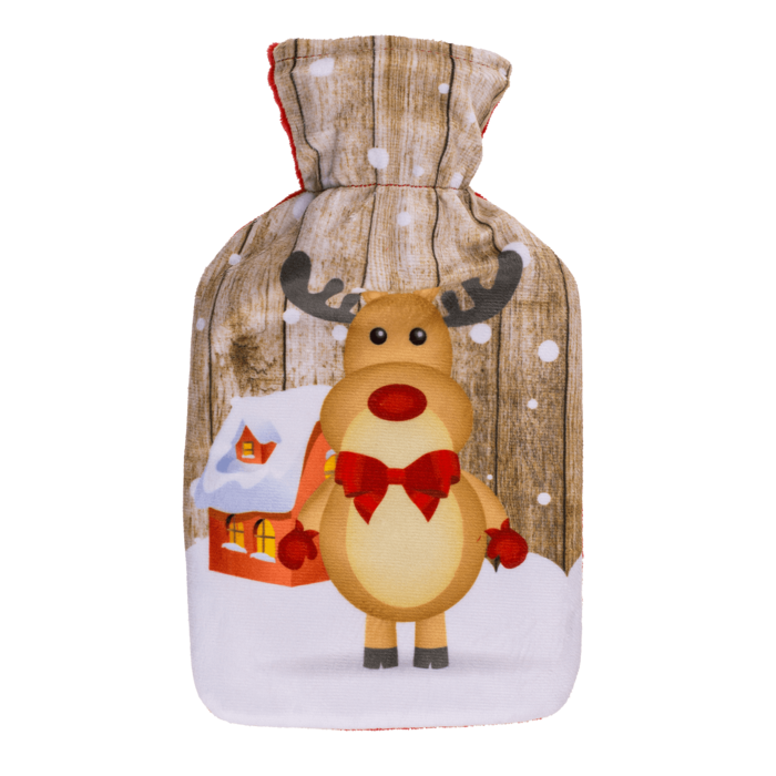 Termofor świąteczny 1L – Bałwanek, Mikołaj, Pingwin lub Renifer  (4).png