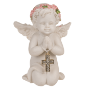 Anioł klęczący z krzyżykiem – figurka polirezynowa na prezent lub dekorację  (2).png