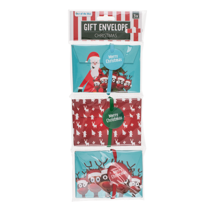 Koperta prezentowa Merry Christmas 3szt Pieniądze 6.jpg