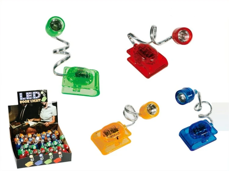 LAMPKA DO CZYTANIA LED KLIPSEM KSIĄŻKI MAŁA MINI 2