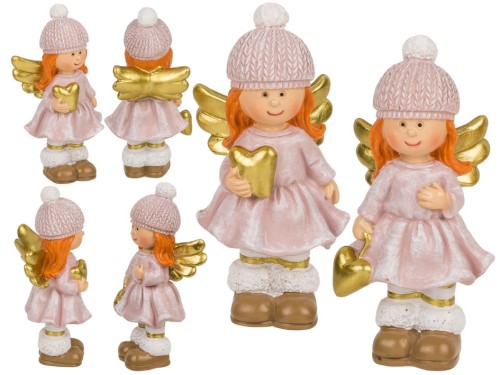 Figurka aniołka z czapeczką i złotym sercem – świąteczna dekoracja  (1).jpg