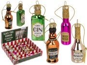 Szklane ozdoby choinkowe w kształcie butelek – brokat, metaliczny połysk  (1).jpg