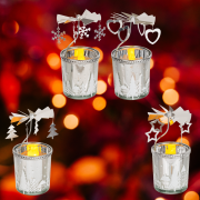 Świąteczna Karuzela na Podgrzewacze Magiczna Dekoracja na Boże Narodzenie 16