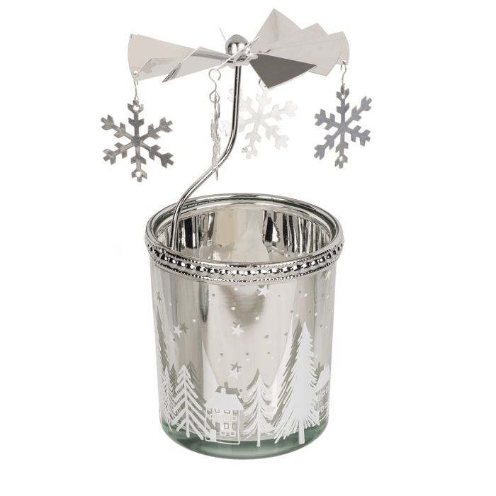 Świąteczna Karuzela na Podgrzewacze Magiczna Dekoracja na Boże Narodzenie 14