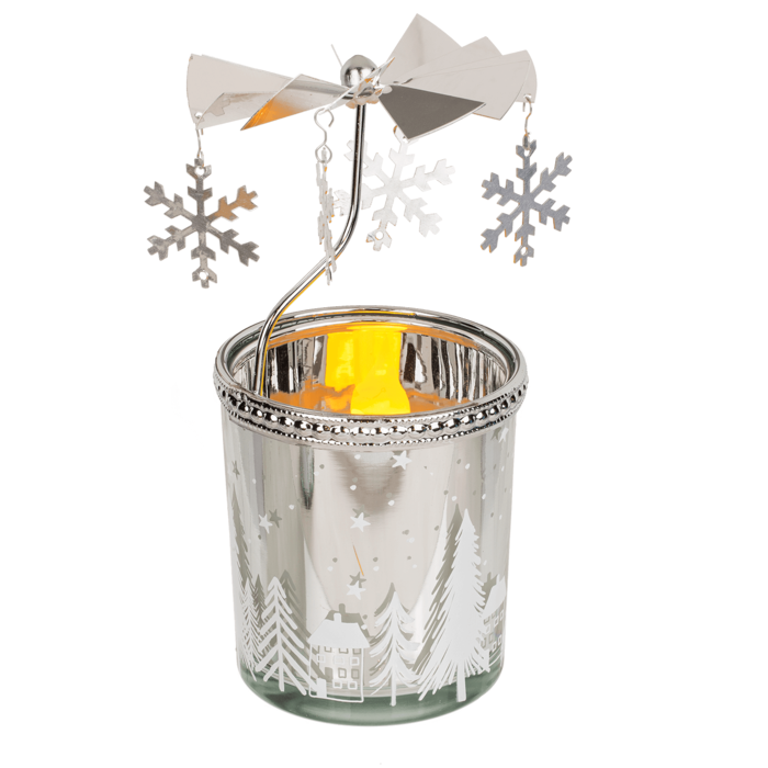 Świąteczna Karuzela na Podgrzewacze Magiczna Dekoracja na Boże Narodzenie 13