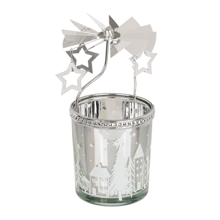 Świąteczna Karuzela na Podgrzewacze Magiczna Dekoracja na Boże Narodzenie 12