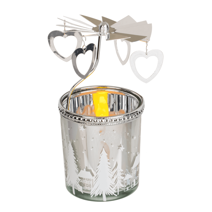 Świąteczna Karuzela na Podgrzewacze Magiczna Dekoracja na Boże Narodzenie 9