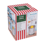 Świąteczna Karuzela na Podgrzewacze Magiczna Dekoracja na Boże Narodzenie 5