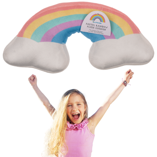 Poduszka dekoracyjna Tęcza pastele 28x16 dzieci 7 .jpg