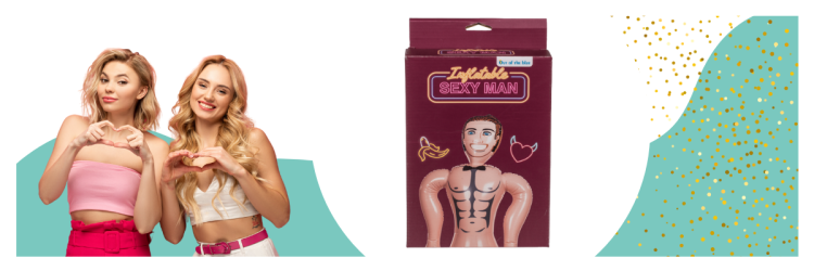 DMUCHANA LALA SEXY MĘŻCZYZNA LALKA FACET Z PENISEM  6