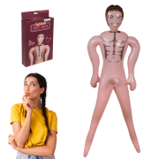 DMUCHANA LALA SEXY MĘŻCZYZNA LALKA FACET Z PENISEM  9