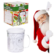 Pokoloruj swój kubek Boże Narodzenie kolorowanka   8