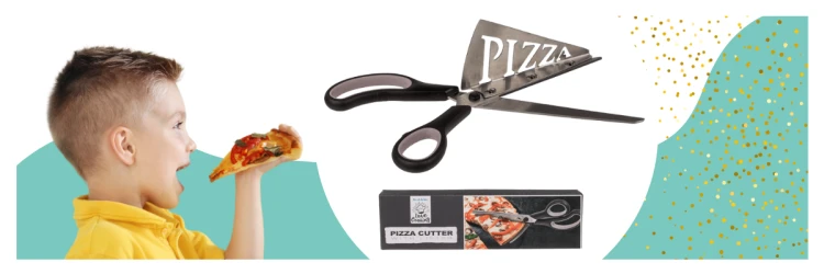 Nożyczki do pizzy z odpinaną łopatką Nożyce nóż 8