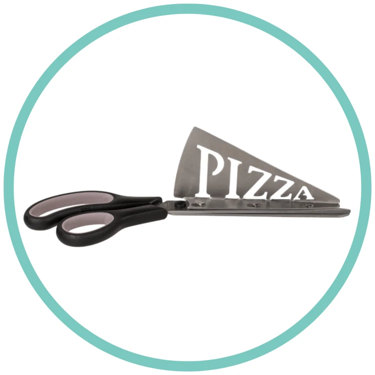 Nożyczki do pizzy z odpinaną łopatką Nożyce nóż 9
