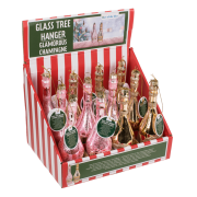 Szklana ozdoba choinkowa – butelka szampana różowy lub złoty blask  (2).png