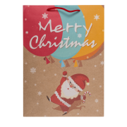 Świąteczna torba prezentowa papierowa kraft – kolorowe motywy Mikołaja  (2).png