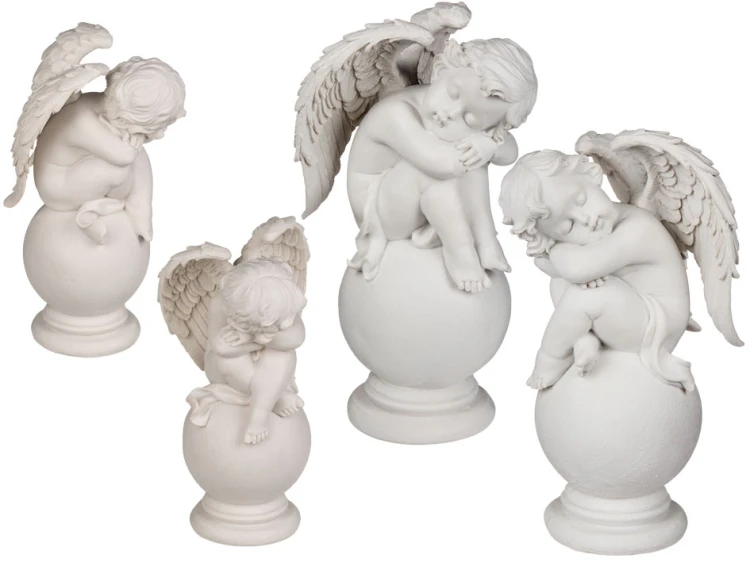 Figurka aniołka śpiącego na kuli – delikatna dekoracja pełna spokoju  (1).jpg