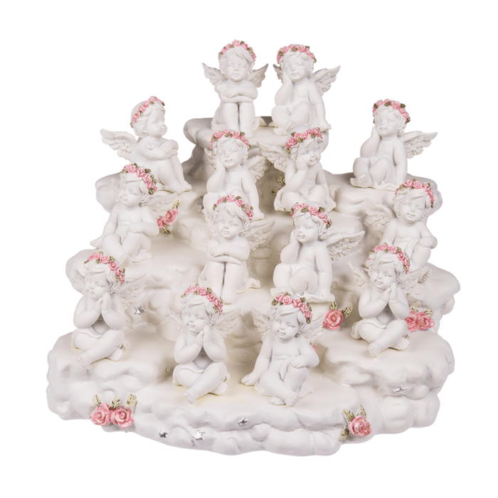 Figurka Aniołka z Różowym Wiankiem – Subtelna Dekoracja Pełna Ciepła  (2).png