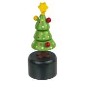 Drewniana Świąteczna Figurka na Sprężynce – Mikołaj, Bałwanek, Choinka  (7).png