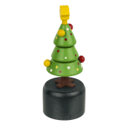 Drewniana Świąteczna Figurka na Sprężynce – Mikołaj, Bałwanek, Choinka  (8).png