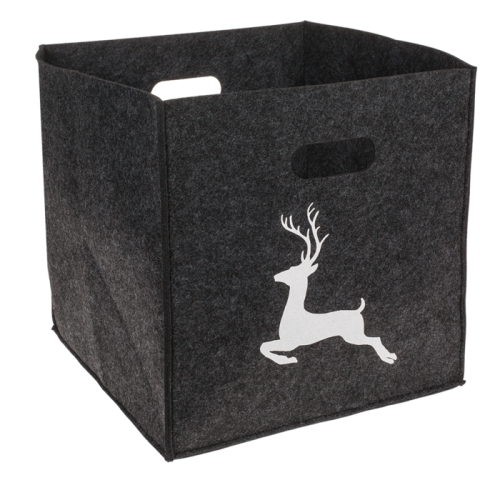 Filcowe Pudełko z Motywem Jelenia – organizer IKEA Kallax, świąteczny styl  (1).png