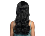 Peruka czarna falowana „Oceana” – długie fale, uniwersalny rozmiar
