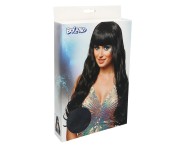 Peruka czarna falowana „Oceana” – długie fale, uniwersalny rozmiar