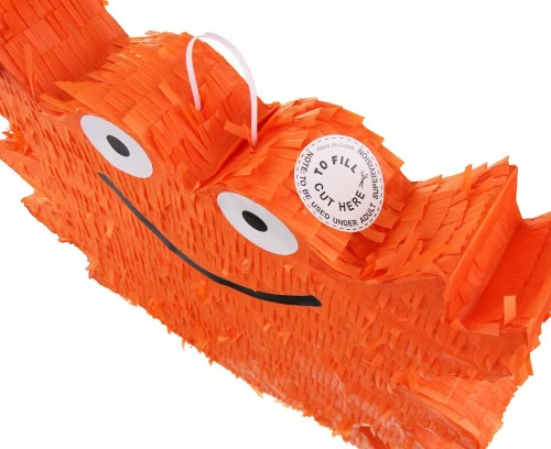 Piniata krab pomarańczowy – dekoracja i zabawa na przyjęcie