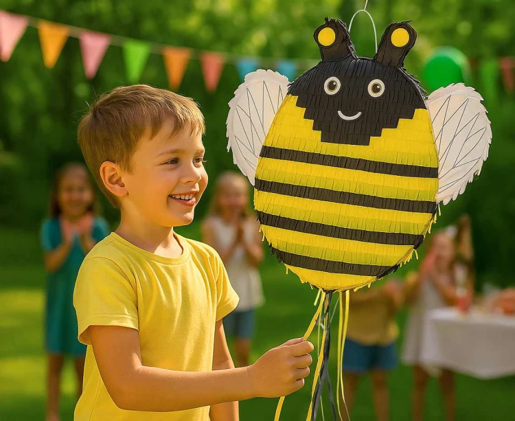 Piniata pszczółka – kolorowa dekoracja i zabawa na przyjęcie