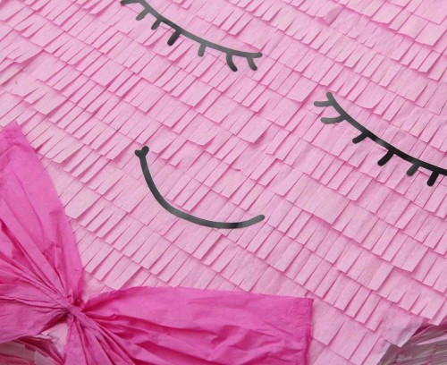 Piniata różowa gwiazdka – dekoracja i zabawa na dziecięce przyjęcia