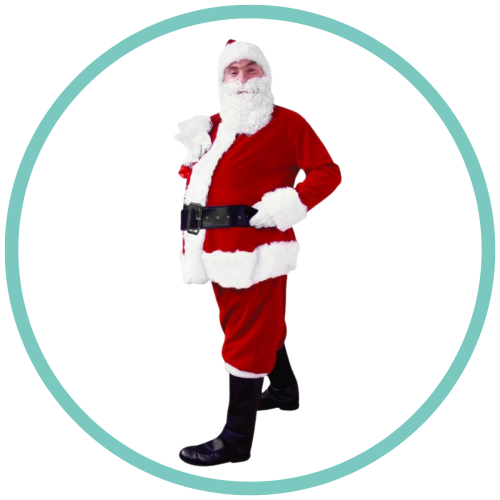 Profesjonalny strój Świętego Mikołaja dla dorosłych – komplet 9 elementów 3