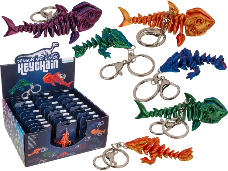 Brelok 3D Smok lub Rekin – metalowy dodatek dla fanów fantastyki  (1).jpg