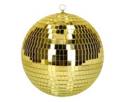 Kula disco złota 30 cm – błyszcząca dekoracja glamour na imprezę i wesele