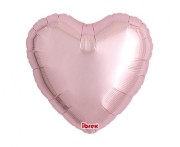 Balon Foliowy Serce 14” (35 cm) Metaliczny Jasnoróżowy – zestaw 5 sztuk