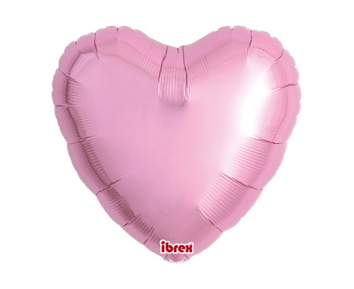 Balon Foliowy Serce 14” (35 cm) Metaliczny Różowy – zestaw 5 sztuk