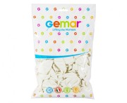 Balony Pastelowe Białe 12” (30 cm) – zestaw 100 sztuk na Komunię i przyjęcia