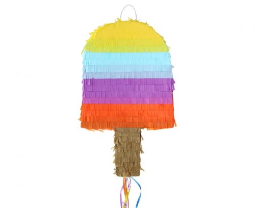 Piniata Lody na Patyku 40×24×7,5 cm – letnia zabawa na przyjęciach