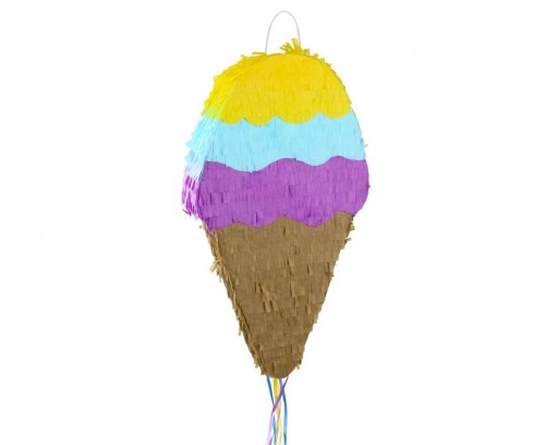 Piniata Lody w Wafelku 43×23×7,5 cm – letnia zabawa na przyjęciach