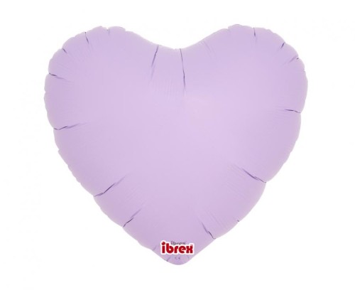Balony foliowe serce 35 cm pastelowy lawendowy – zestaw 5 szt. na hel