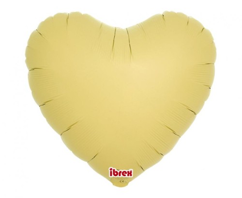 Balony foliowe serce 36 cm Ice Orange – 5 szt. na hel