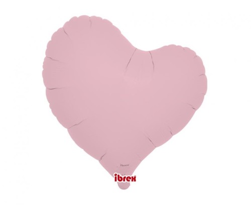 Balony foliowe serce 14” pastelowy różowy – 5 szt. na hel