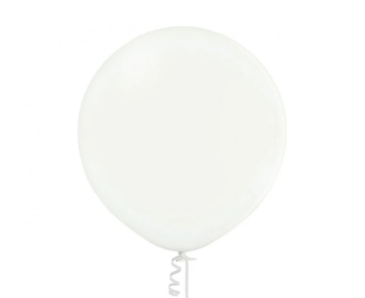 Balony pastelowe białe 24” – 5 szt. do dekoracji komunijnych
