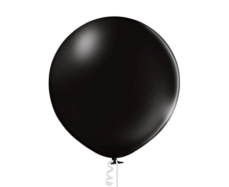 Balony pastelowe czarne 24” – 5 szt. do dekoracji i hel