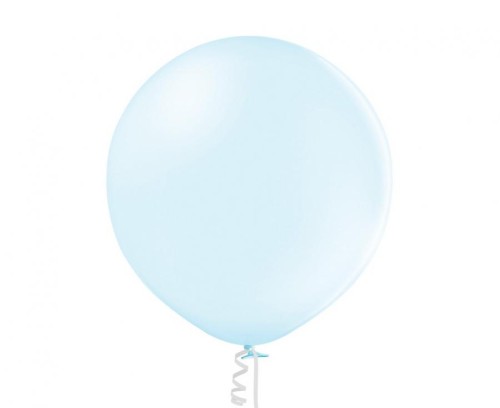 Balony pastelowe jasnoniebieskie 24″ (60 cm) – duże balony Ice Blue, 5 sztuk