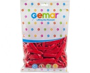 Balony pastelowe czerwone 3″ (8 cm) – 100 sztuk, lateksowe modelina