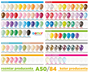 Balony pastelowe czerwone 3″ (8 cm) – 100 sztuk, lateksowe modelina