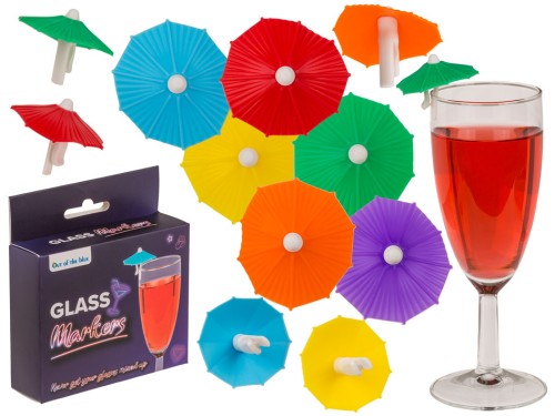 Znaczniki do kieliszków – silikonowe parasolki koktajlowe, zestaw 6 szt.  (1).jpg
