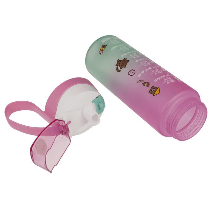 Butelka na wodę 750 ml z motywacyjną podziałką – pij regularnie cały dzień  (2).png