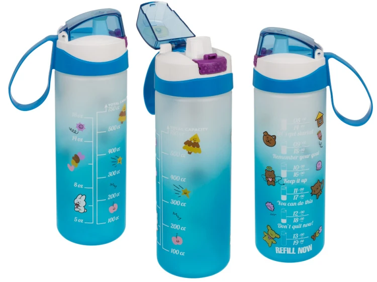 Niebieska butelka motywacyjna 750 ml z podziałką – śledź nawodnienie  (1).jpg