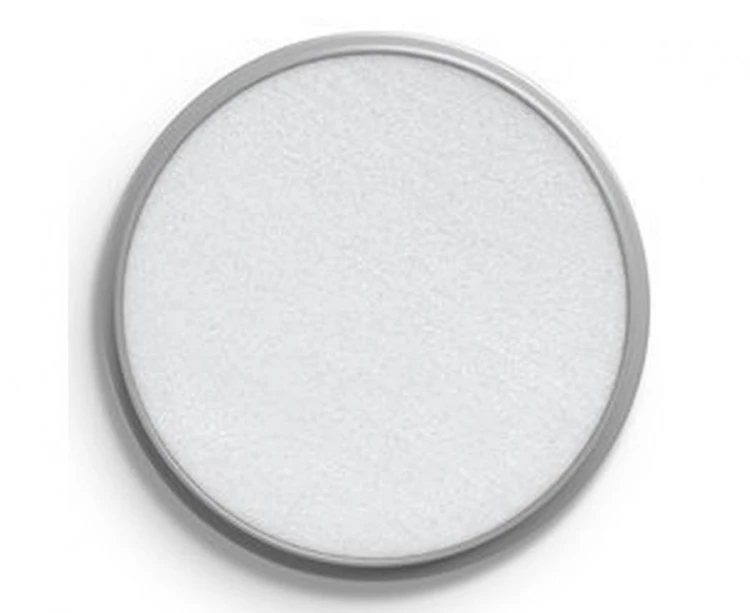 Farba do malowania twarzy biała błyszcząca 18 ml - 1 szt